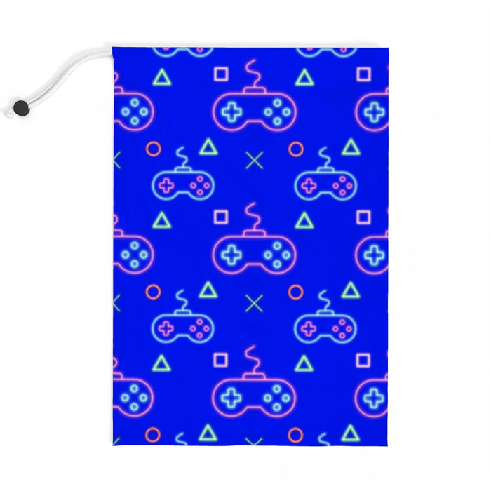 Jumbo Santa Sack - Gaming Neon Blue - Print On It