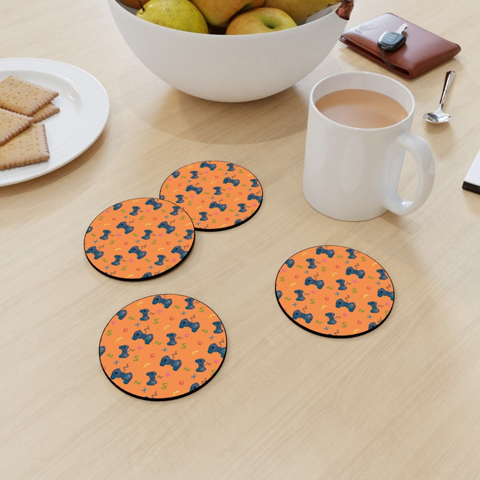 Coasters - Pale Orange Gaming - printonitshop