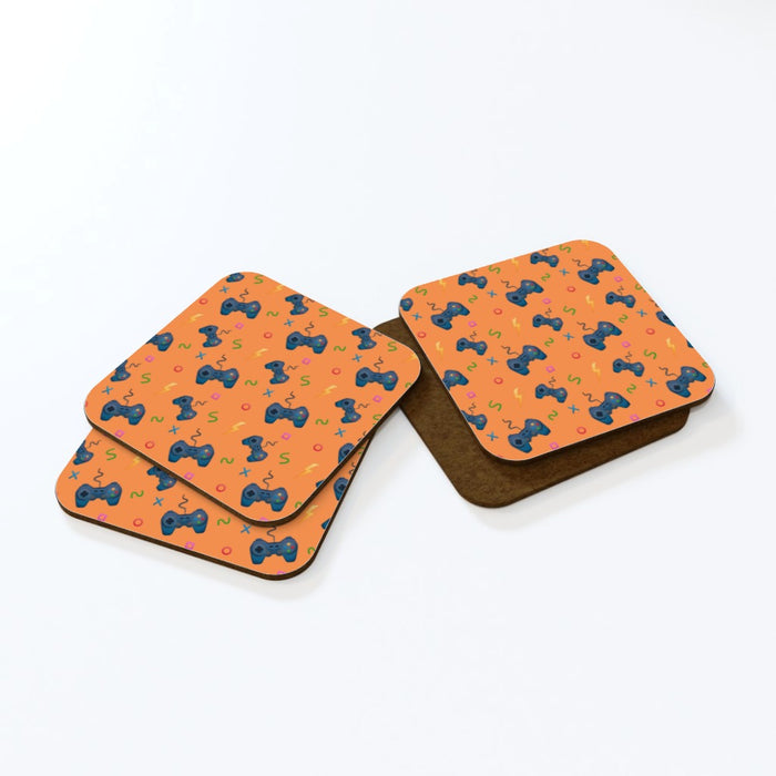 Coasters - Pale Orange Gaming - printonitshop