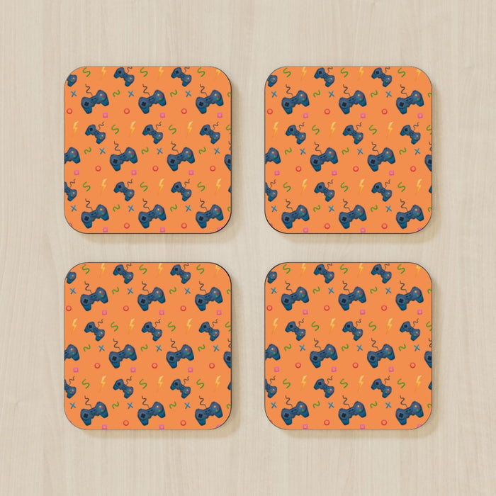 Coasters - Pale Orange Gaming - printonitshop