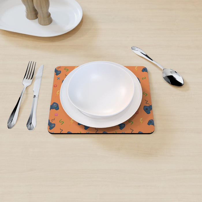 Placemat - Pale Orange Gaming - printonitshop