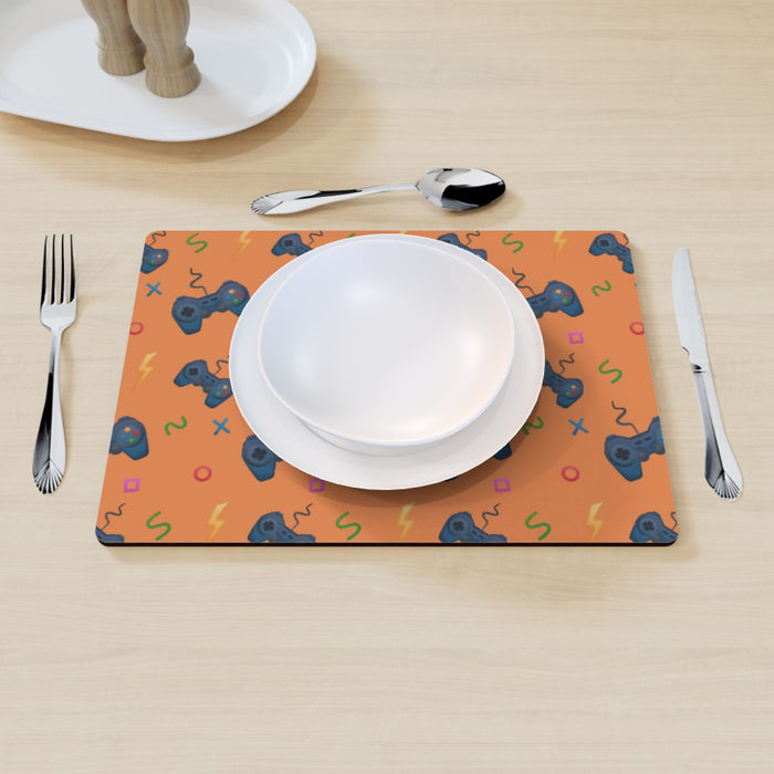 Placemat - Pale Orange Gaming - printonitshop