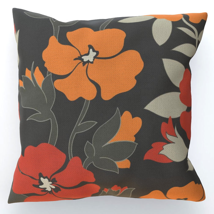 Cushions - Orange Flowers - printonitshop