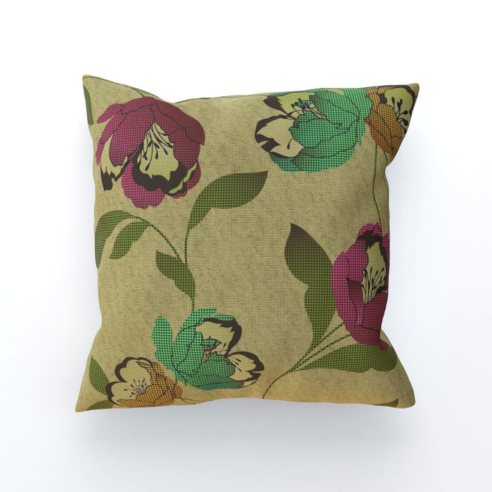 Cushions - Dot Work Flowers - printonitshop