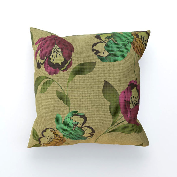 Cushions - Dot Work Flowers - printonitshop