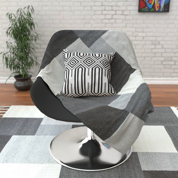 Cushions - Black and White Structure - printonitshop