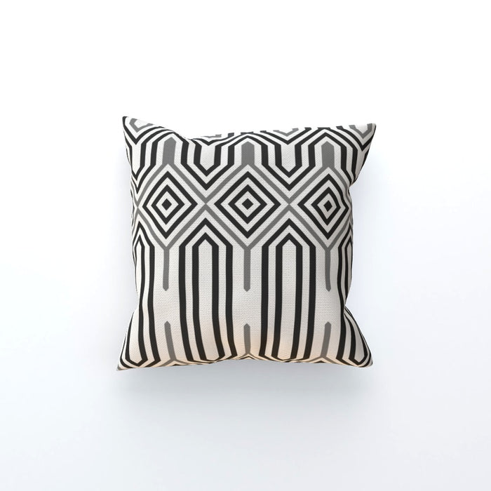 Cushions - Black and White Structure - printonitshop