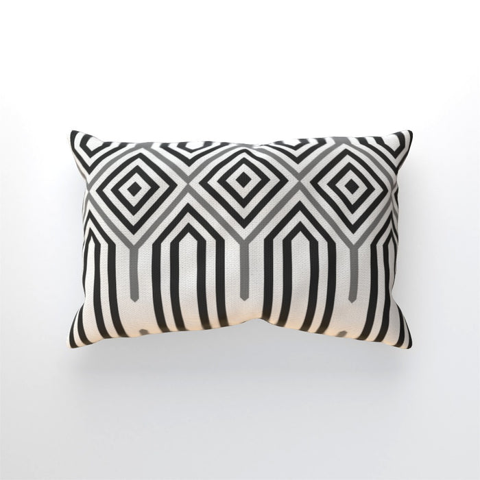 Cushions - Black and White Structure - printonitshop