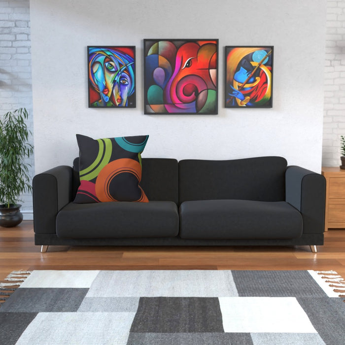 Cushions - Abstract Cicles - printonitshop