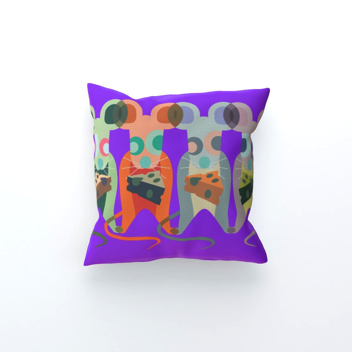 Cushions - Mice on Purple - printonitshop