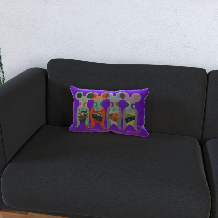 Cushions - Mice on Purple - printonitshop