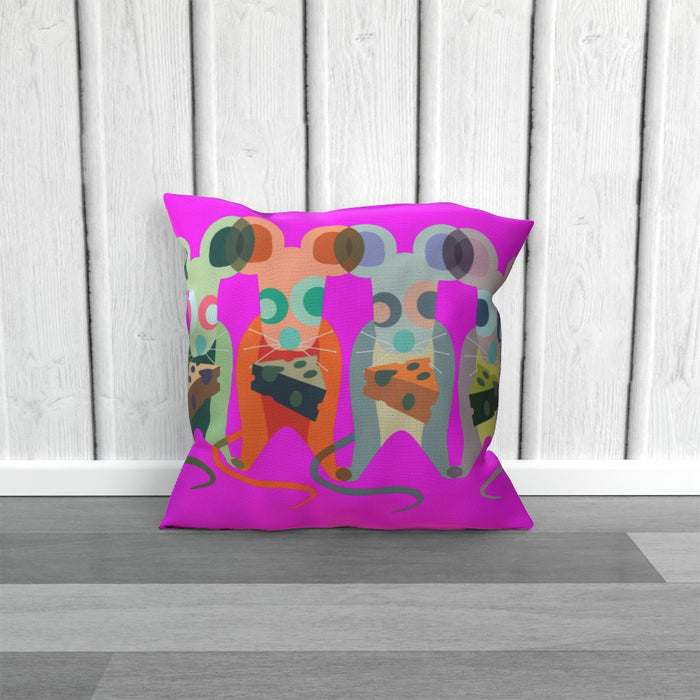 Cushions - Mice on Pink - printonitshop