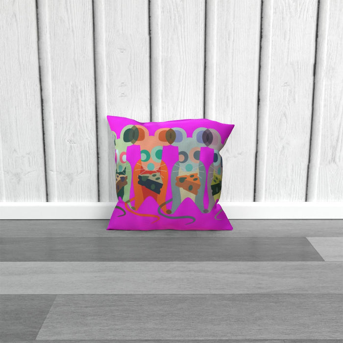 Cushions - Mice on Pink - printonitshop