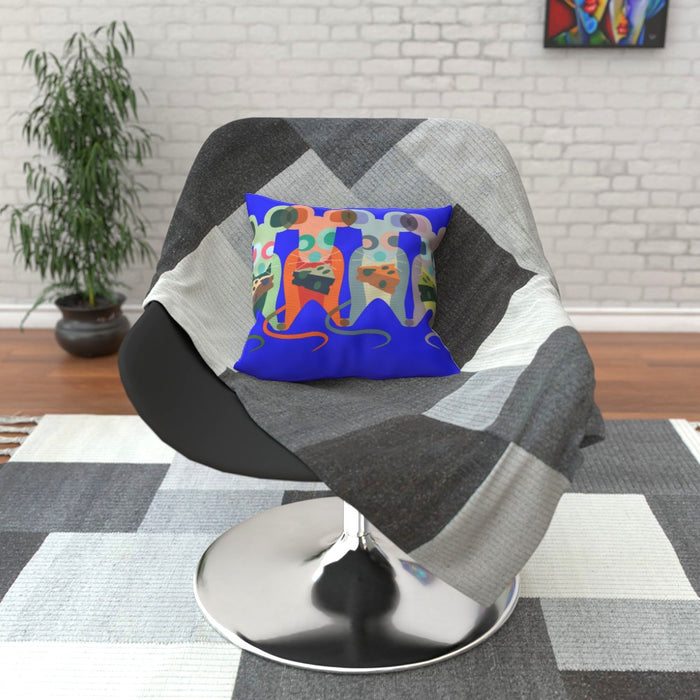 Cushions - Mice on Blue - printonitshop
