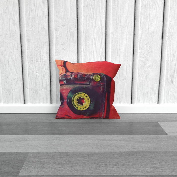 Cushions - Cassette Red - printonitshop