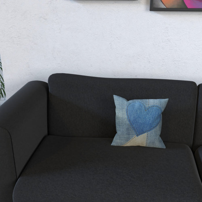 Cushions - Denim Heart - printonitshop