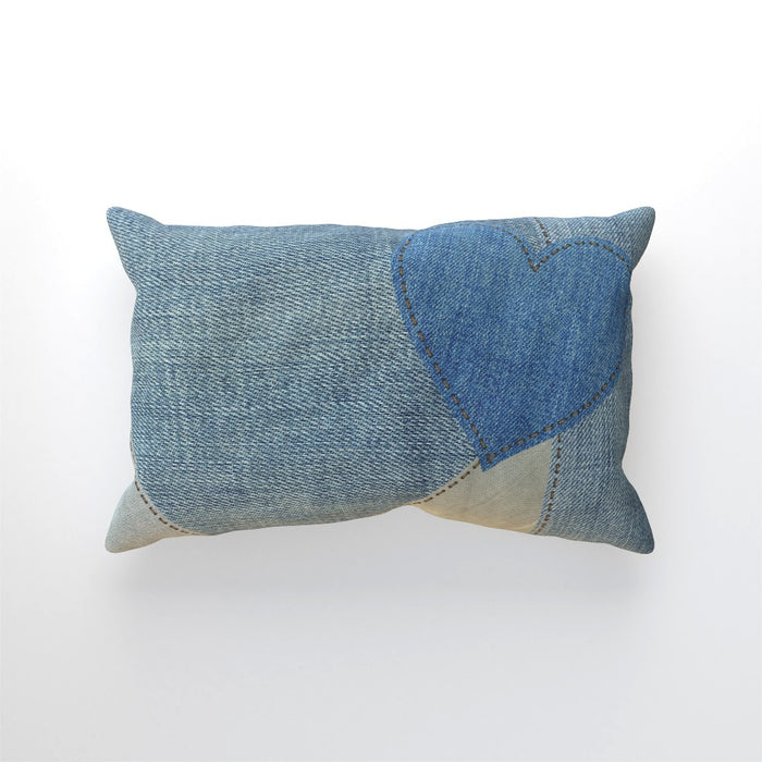 Cushions - Denim Heart - printonitshop