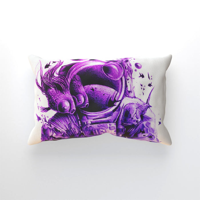 Cushions - Aqua Spaceman - printonitshop