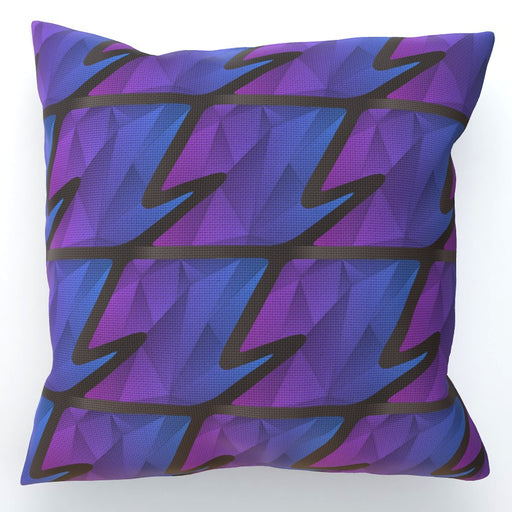 Cushions Abstract Waves Blue / Purple - printonitshop