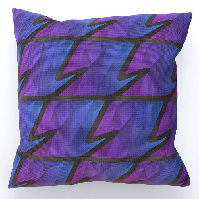 Cushions Abstract Waves Blue / Purple - printonitshop