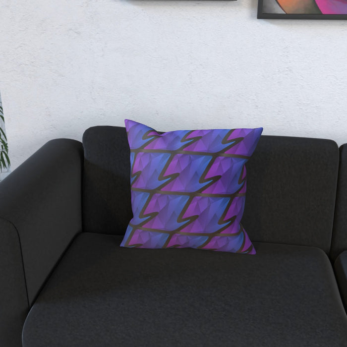 Cushions Abstract Waves Blue / Purple - printonitshop