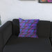 Cushions Abstract Waves Blue / Purple - printonitshop