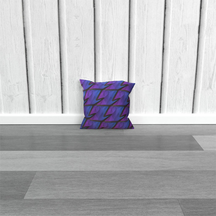 Cushions Abstract Waves Blue / Purple - printonitshop