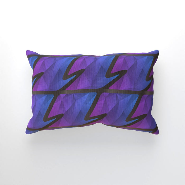 Cushions Abstract Waves Blue / Purple - printonitshop