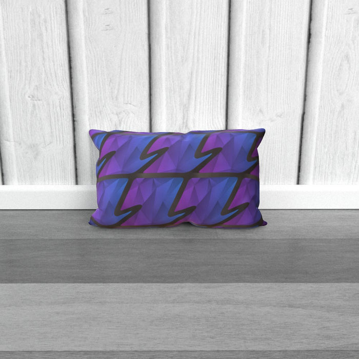 Cushions Abstract Waves Blue / Purple - printonitshop