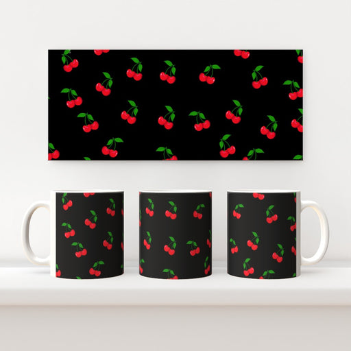 11oz Ceramic Mug - Black Cherries - printonitshop