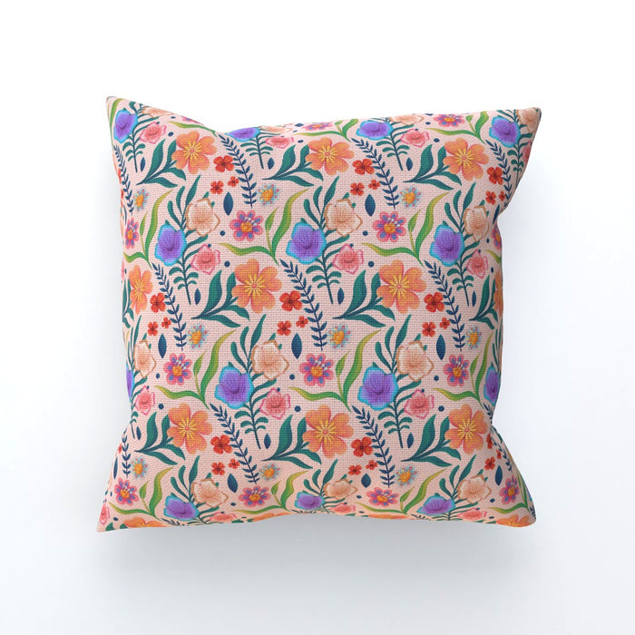 Cushions - Very Floral Peach - printonitshop