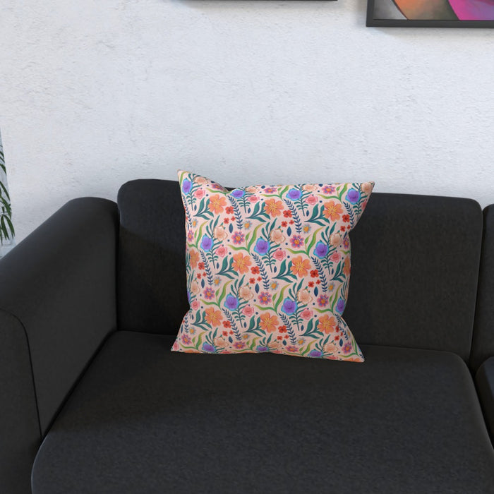 Cushions - Very Floral Peach - printonitshop