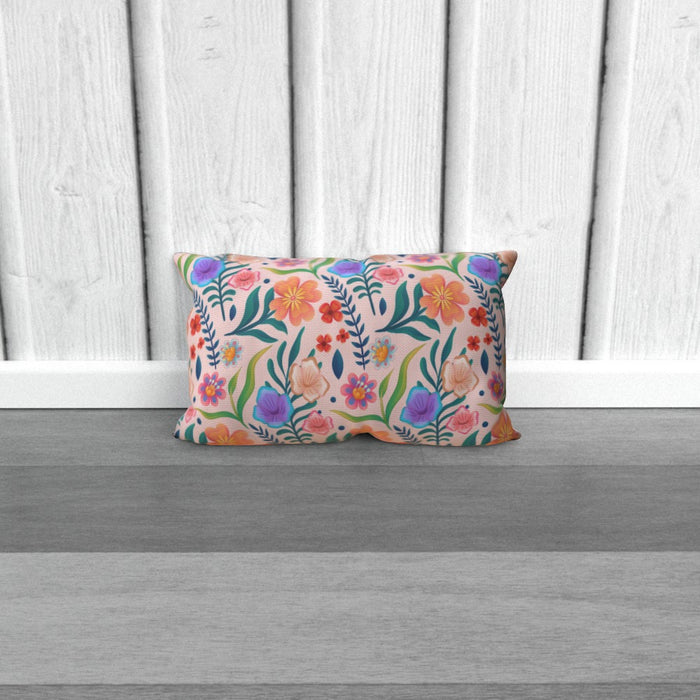 Cushions - Very Floral Peach - printonitshop