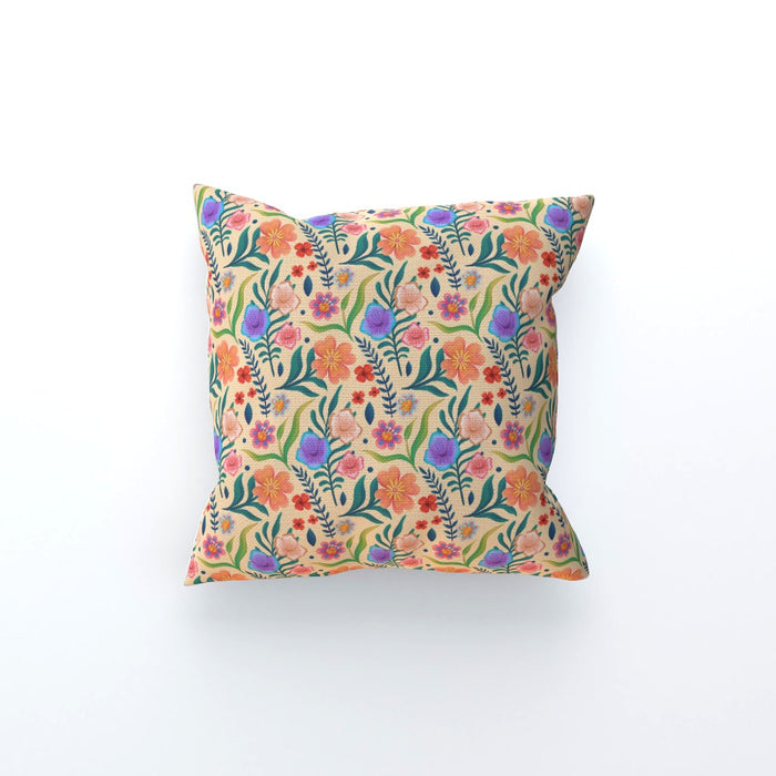 Cushions - Very Floral Yellow - printonitshop