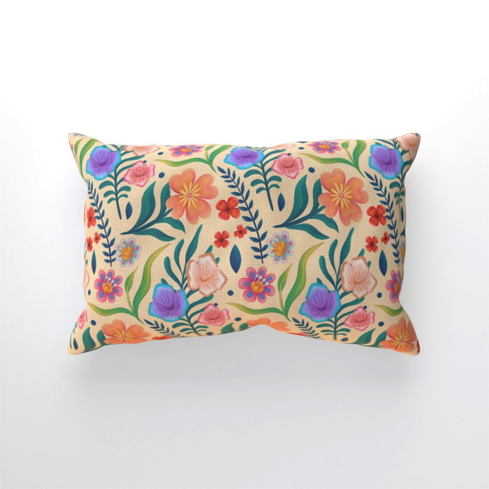 Cushions - Very Floral Yellow - printonitshop