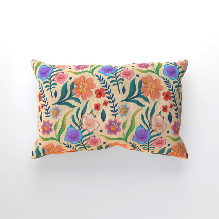 Cushions - Very Floral Yellow - printonitshop