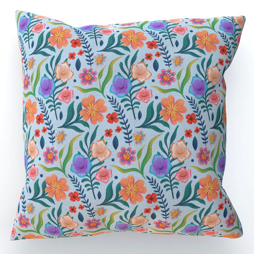 Cushions - Very Floral Blue - printonitshop