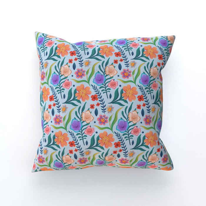 Cushions - Very Floral Blue - printonitshop