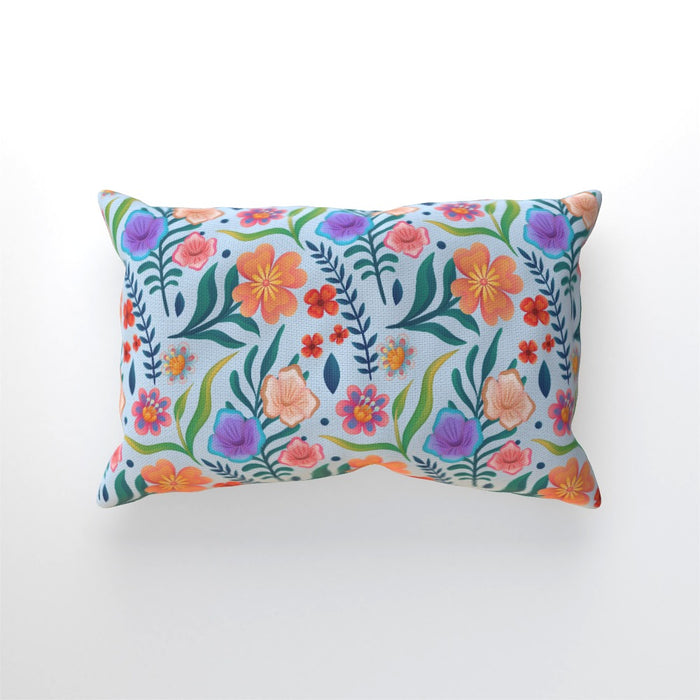 Cushions - Very Floral Blue - printonitshop