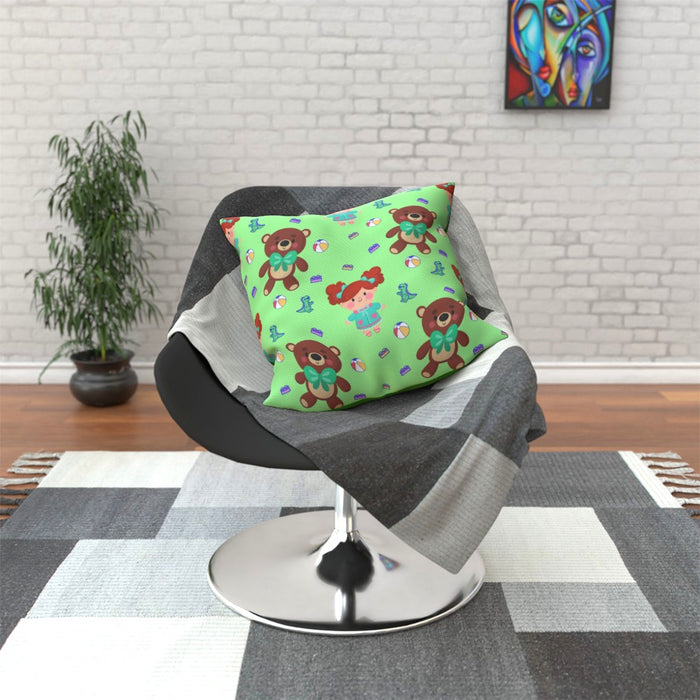 Cushions - Toys Green - printonitshop