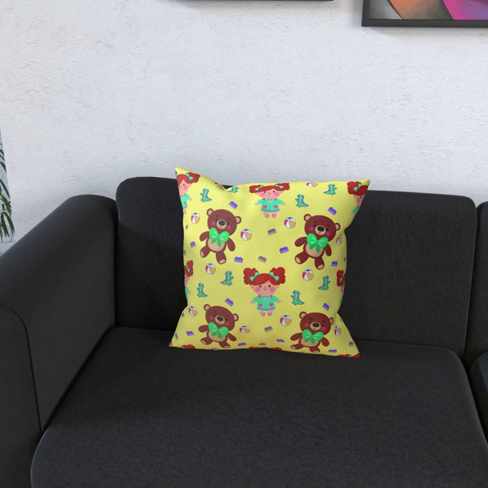 Cushions - Toys Yellow - printonitshop