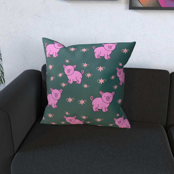 Cushions - Pings on Green - printonitshop