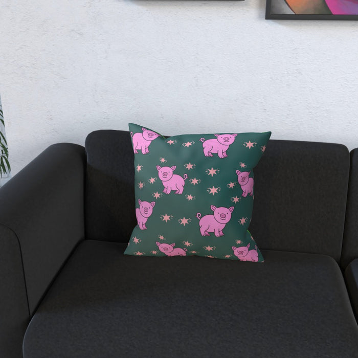 Cushions - Pings on Green - printonitshop