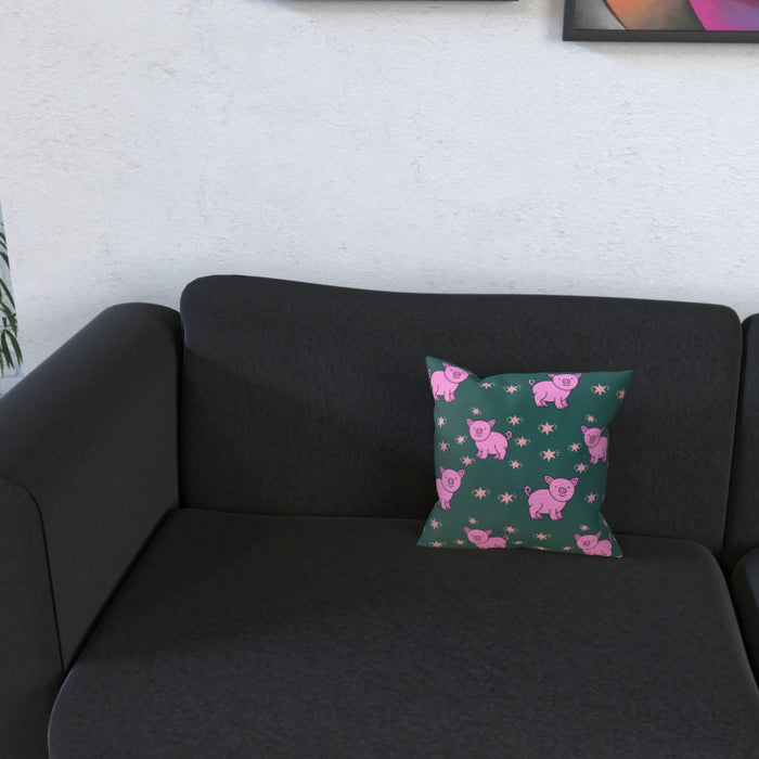 Cushions - Pings on Green - printonitshop