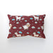 Cushions - Goat / Sheep on Burgundy - printonitshop