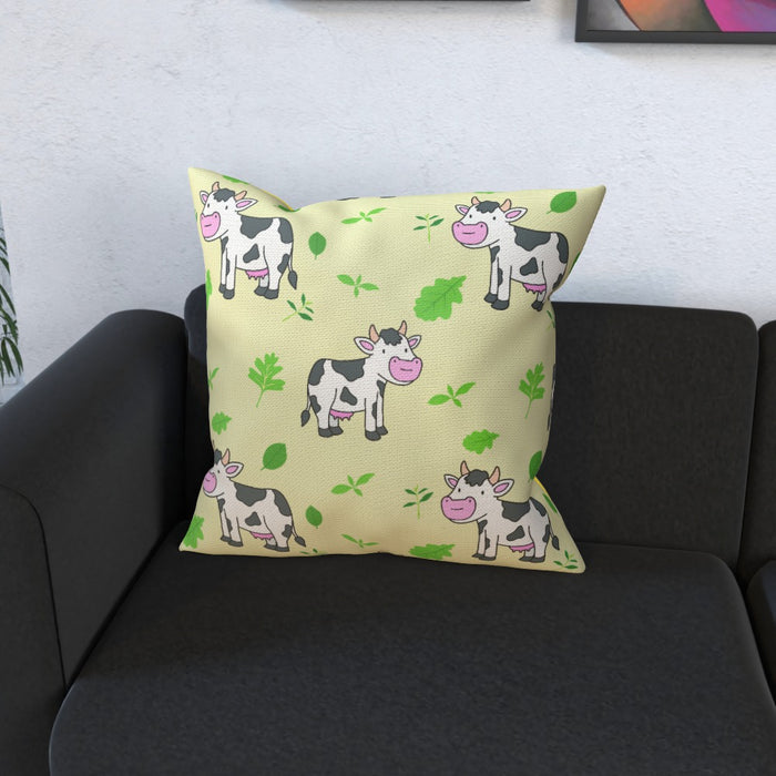 Cushions - Yellow Cows - printonitshop