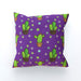 Cushions - Cactus on Purple - printonitshop