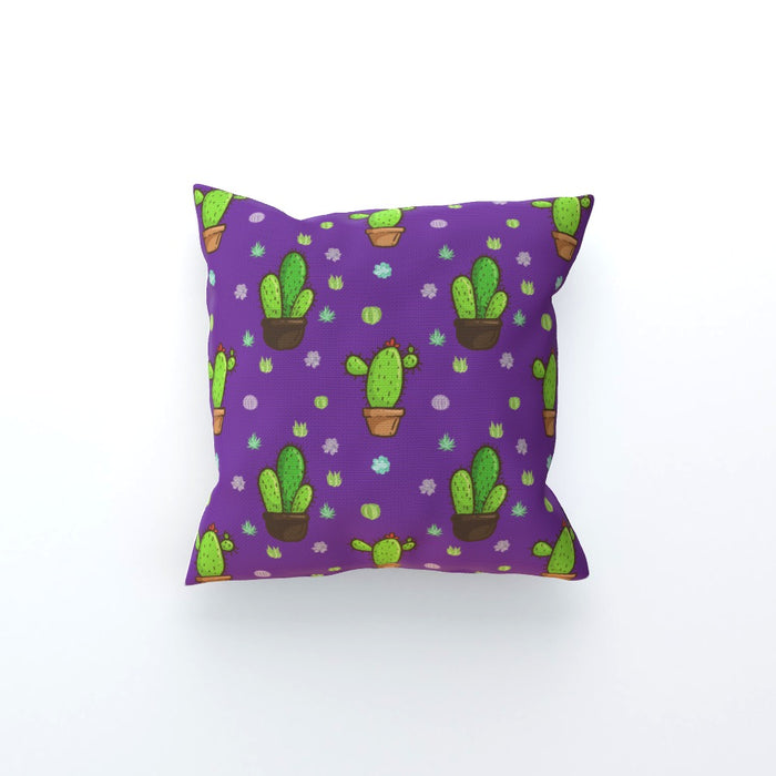 Cushions - Cactus on Purple - printonitshop