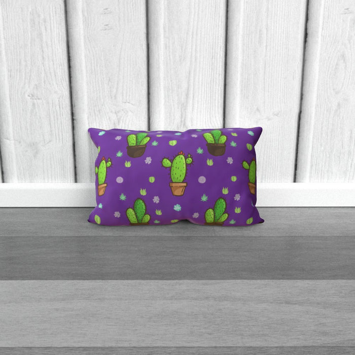 Cushions - Cactus on Purple - printonitshop