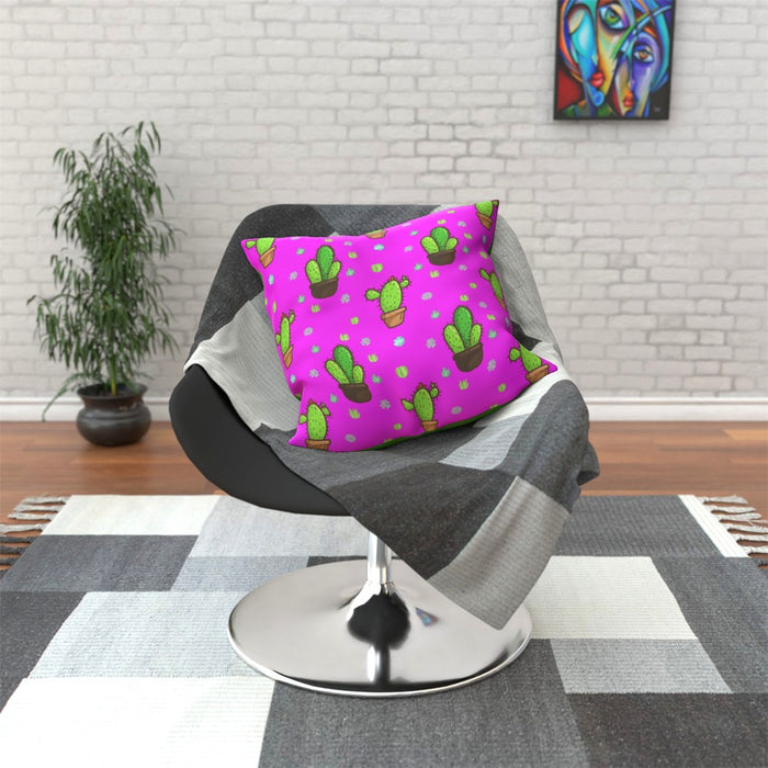 Cushions - Cactus on Pink - printonitshop